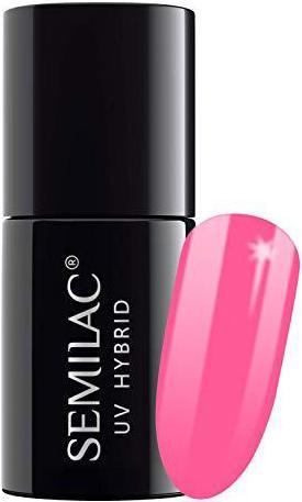 Image du produit Semilac 043 Rose électrique 7ml (Rose néon, Vernis semi-permanent)