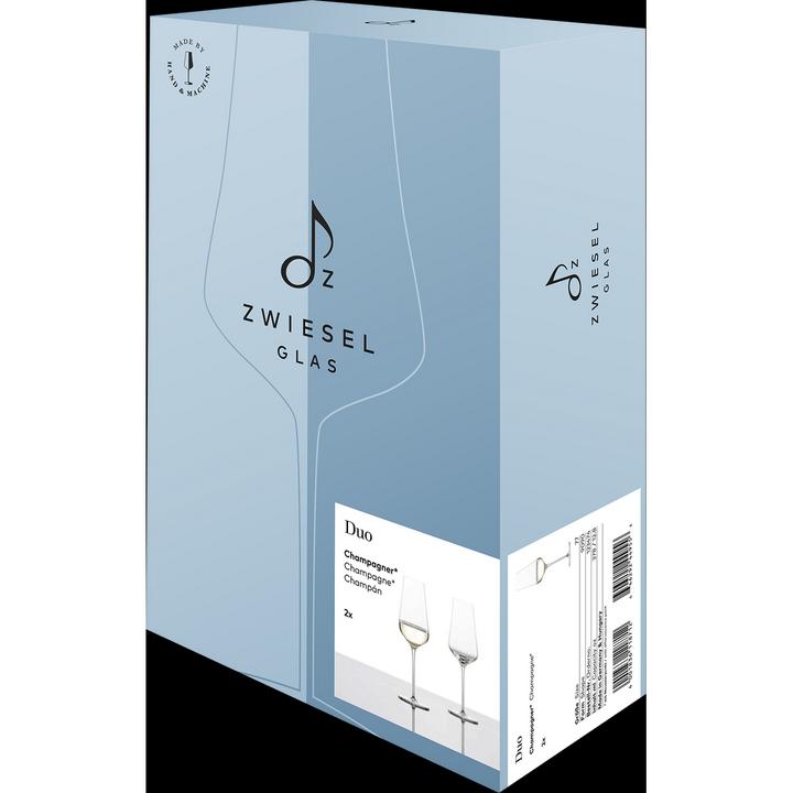 Actual product image Zwiesel Flûte à champagne Duo 77 2 pièces (38 cl, 2 Glasses, Champagne glasses)