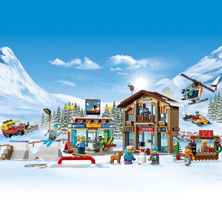Actual product image LEGO ski resort (60203, LEGO City)