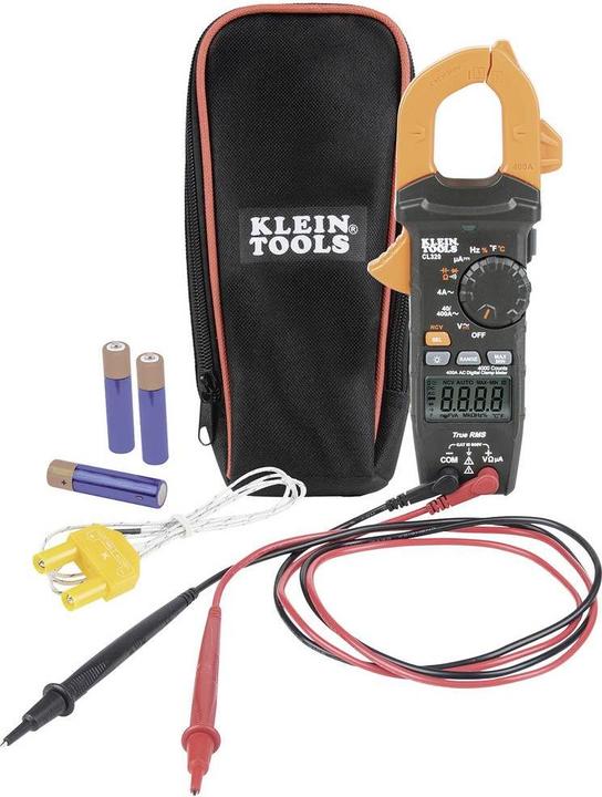 Actual product image Klein Tools CL320 Hand-held multimeter digital CAT III 600V Display (Counts): 4000 (CAT III 600V)