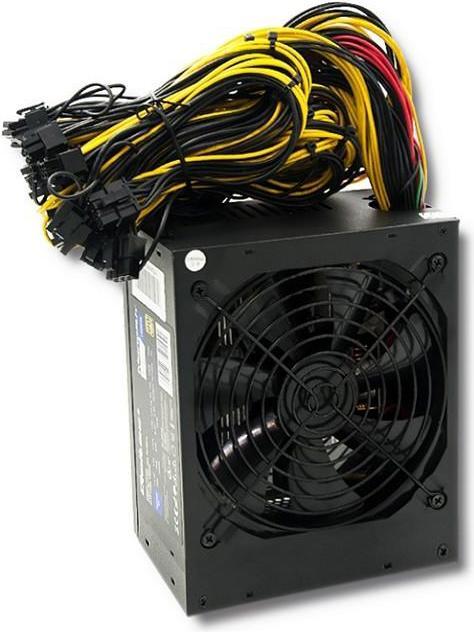 Actual product image Qoltec 50147 ATX Power Supply 1600W 80 Plus Gold Bitcoin Miner (1600 W)