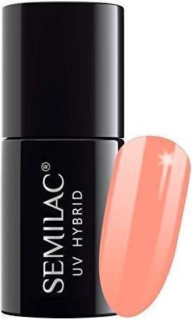 Actual product image Semilac 132 Orange Lollipop 7ml (Orange Lollipop, UV gel varnish)