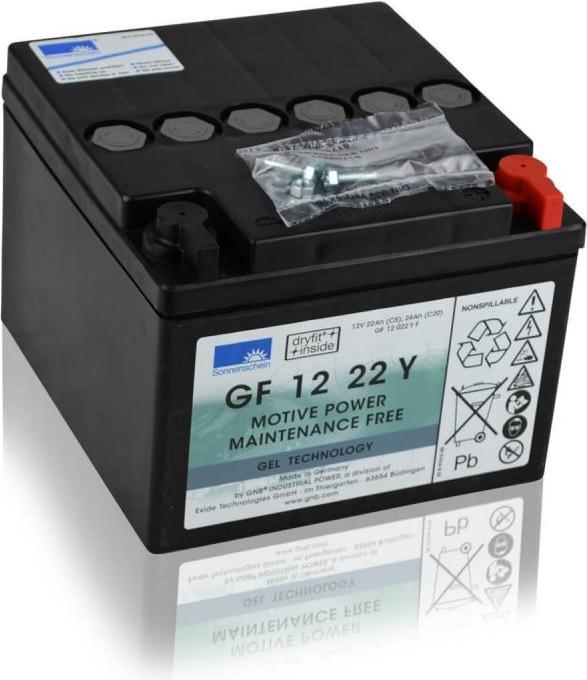 Actual product image Sonnenschein GF 12 22 Y GEL battery (12 V, 22 Ah)