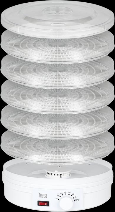 Actual product image Teesa TSA3030 Mushroom, vegetable and fruit dryer, 5 trays, 250 W