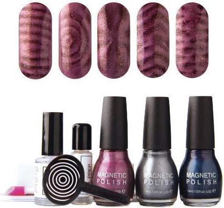 Actual product image Rio MAGNETIC NAILS ( NMAG) magnetic varnish (Pink, Colour paint)