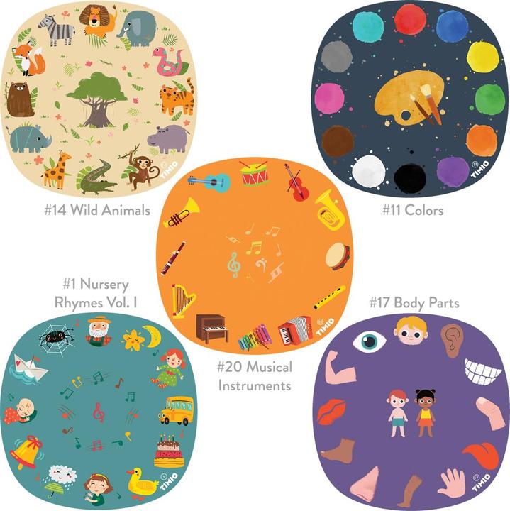 Actual product image Timio Audio Disc Set 1 (French, Italian, German, Dutch, Portuguese, Multilingual, Spanish, English, Chinese)