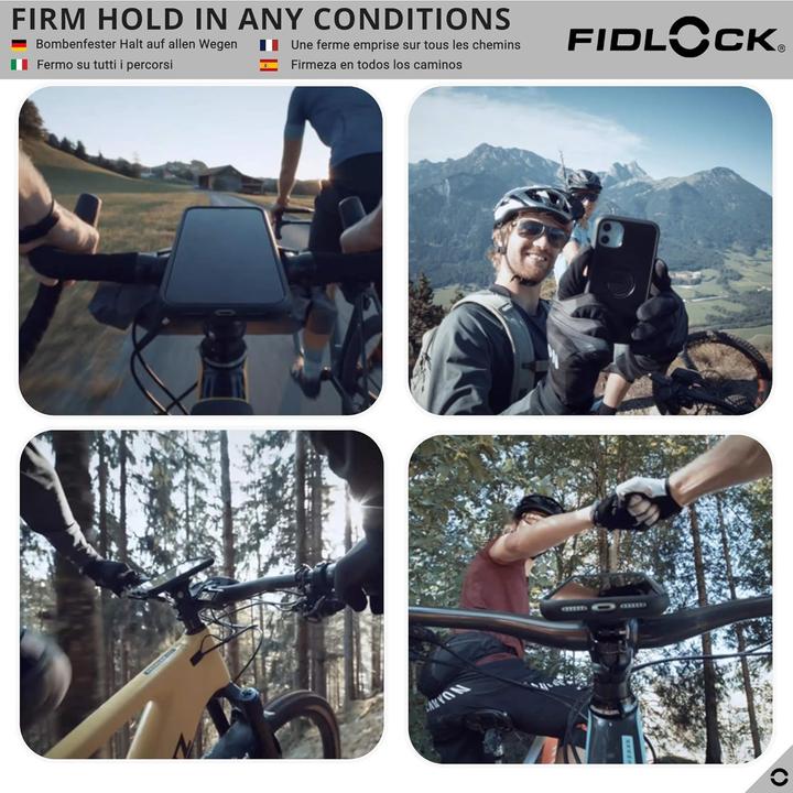 Actual product image Fidlock Magnetische Handyhalterung mit Hülle für Fahrrad