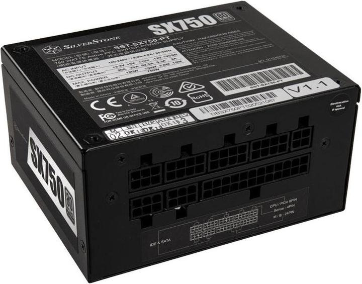 Produktbild Silverstone SST-SX750-PT V.1.1 SFX power supply 80 PLUS Platinum, modular - 750 watts (750 W)