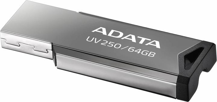 Produktbild Adata USB 2.0 Flash Drive UV250 64GB BLACK (64 GB, USB-A)