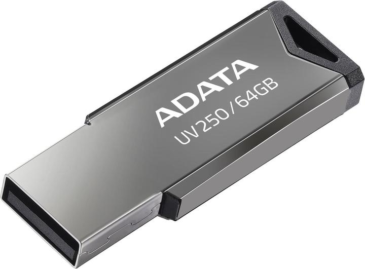 Produktbild Adata USB 2.0 Flash Drive UV250 64GB BLACK (64 GB, USB-A)