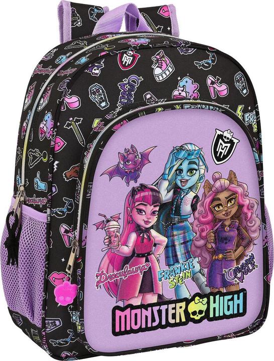 Monster High Zaino scuola Creep Nero 32 X 38 X 12 cm
