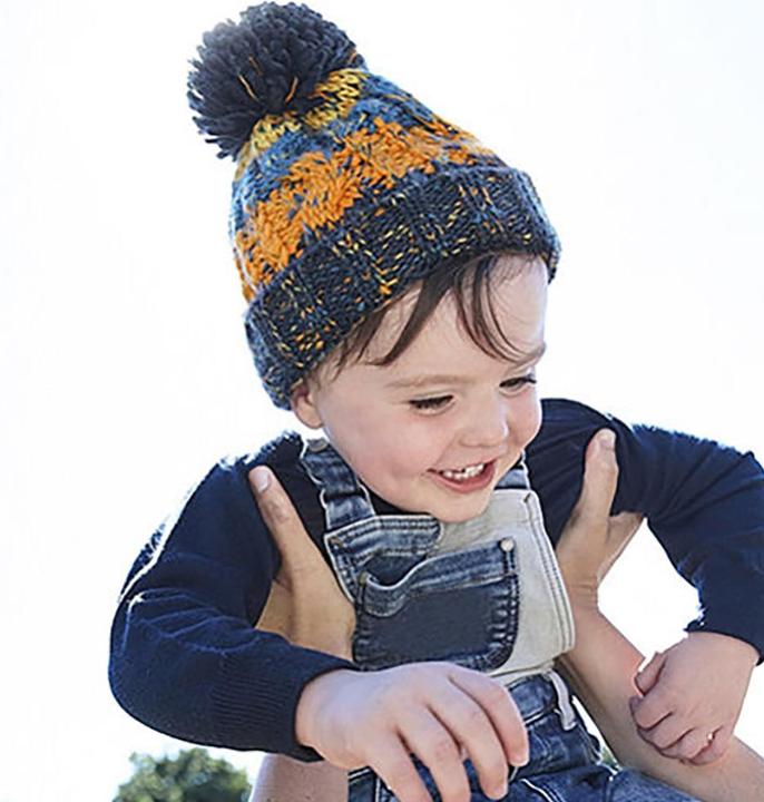 Actual product image Beechfield Corkscrew knitted hat with bobble (One size)