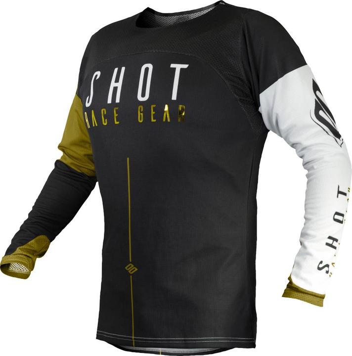 Produktbild Shot AEROLITE ALPHA Jersey schwarz-gold XXL (XXL)