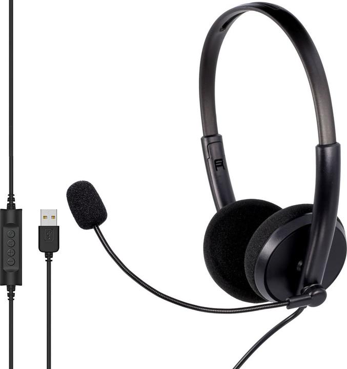 Actual product image Mozo headphones with microphone (MTX1091ECO) (ANC, Cable)