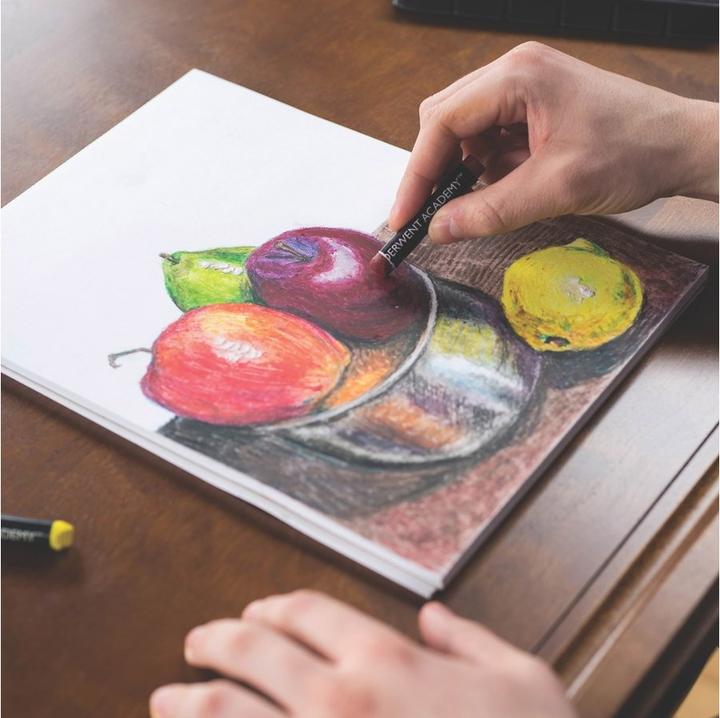 Actual product image Derwent Academy Oil Pastel Pencil Multicolor 24 Piece(s) (Multicoloured, 24 x)
