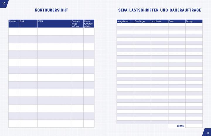 Produktbild Budgetplaner für Studierende & Azubis (A4, Deutsch)