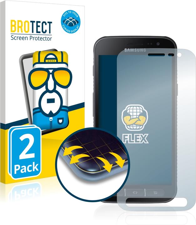 Actual product image BROTECT Full-Cover Protector (2 Piece, Samsung Galaxy Xcover 4)