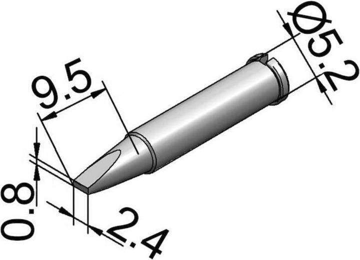 Immagine prodotto Kurtz Ersa Punta saldatore Ersadur, no piombo 2,4mm (Punta di saldatura)
