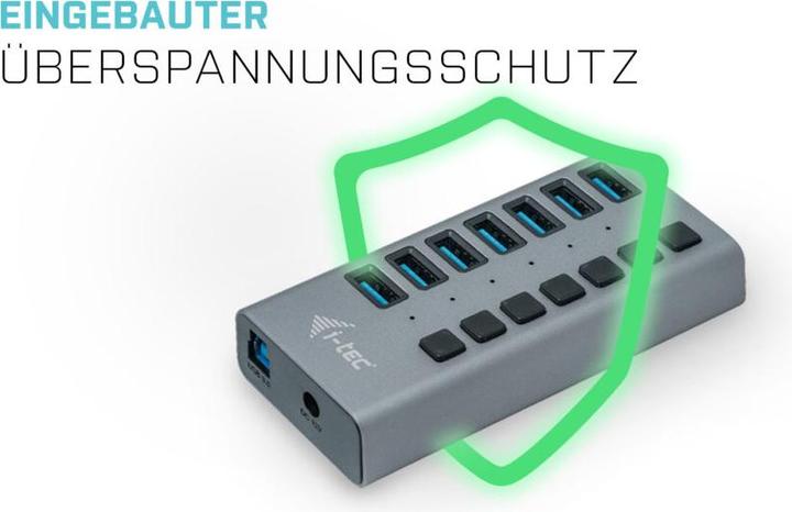 Actual product image i-tec U3CHARGEHUB7 (USB-B, 7 Ports)