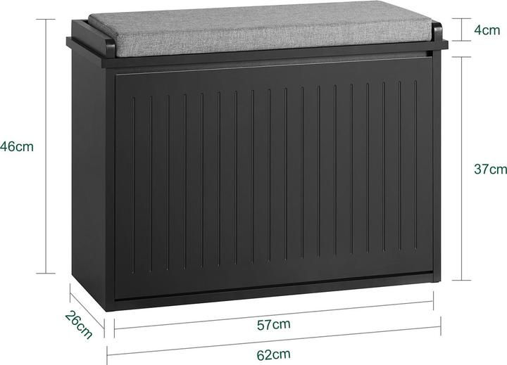 Immagine prodotto SoBuy Ribaltina per scarpe (62 x 46 x 26 cm)