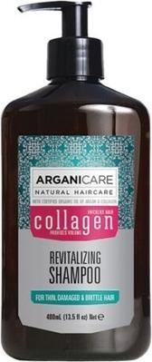Arganicare ARGANICARE Collagen Revitalizing Shampoo rewitalizujący szampon do włosów cienkich, uszkodzonych i (400 ml, Flüssiges Shampoo)