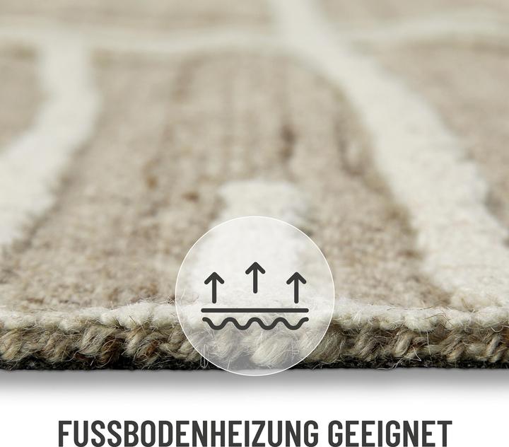 Actual product image Wecon Home Kurzflorteppich Hamptons TWENTYFIVE (180 x 180 cm)