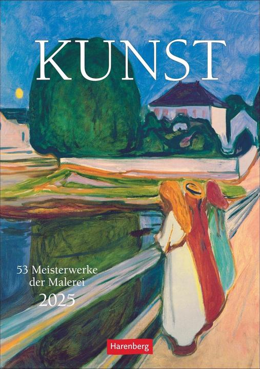 Produktbild Harenberg Kunst Wochen-Kulturkalender 2025 - 53 Meisterwerke der Malerei (Kein Einband, Deutsch)