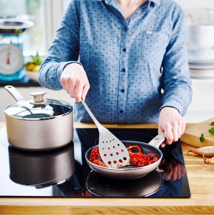Image du produit Greenpan Cambridge Inductie Hapjespan met Deksel - 28 cm - PFAS-vrij - Brons (28 cm, Poêle à frire, Aluminium)