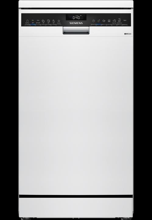 Produktbild Siemens iQ500, Freistehender Geschirrspüler, 45 cm, Weiss, SR25ZW10ME