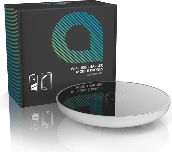 Produktbild Aplic Induktions-Ladegerät, induktive Ladestation, Qi-Charger, 5V DC, 1,5A-2A, Induktionsladegerät (5 W)