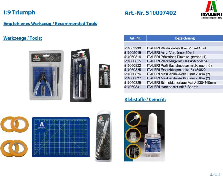Produktbild Tamiya 1:9 Triumph