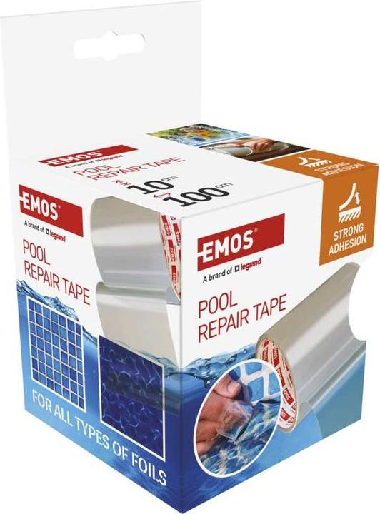 Produktbild Emos Reparaturklebeband für Schwimmbecken, 1 m x 100 mm, transparent (100 mm)