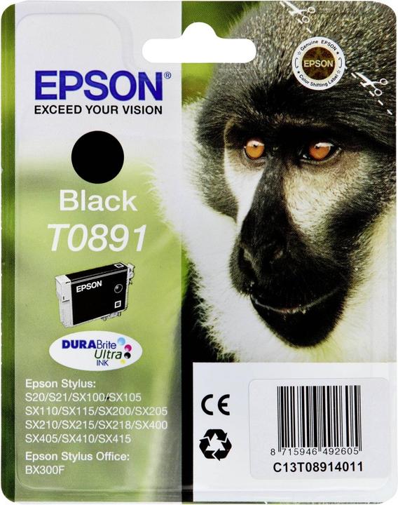 Epson Ink/T0891 Aap BK SEC (BK)