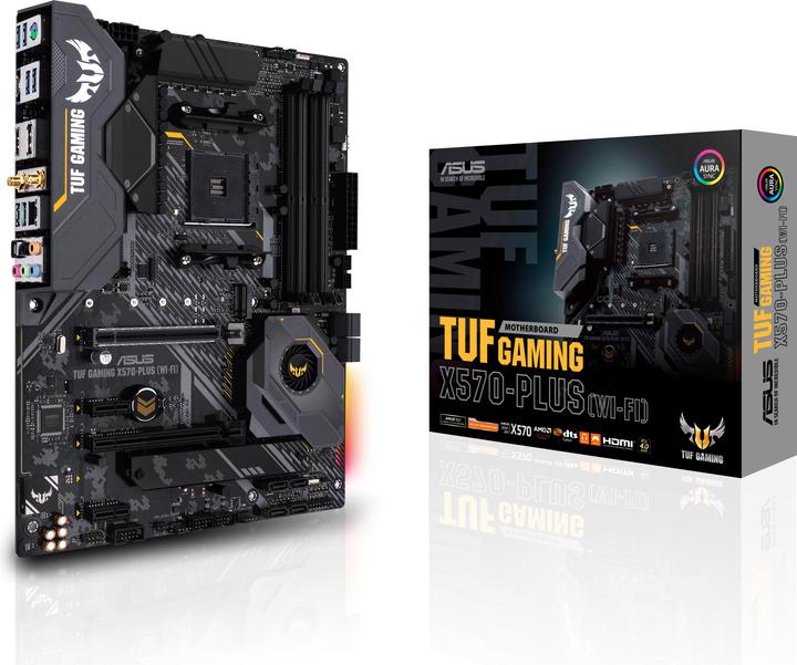 Image du produit ASUS TUF Gaming X570-Plus (WI-FI) (AM4, AMD X570, ATX)