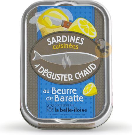 La Belle Iloise Sardines au beurre de barrique à rôtir (115 g)
