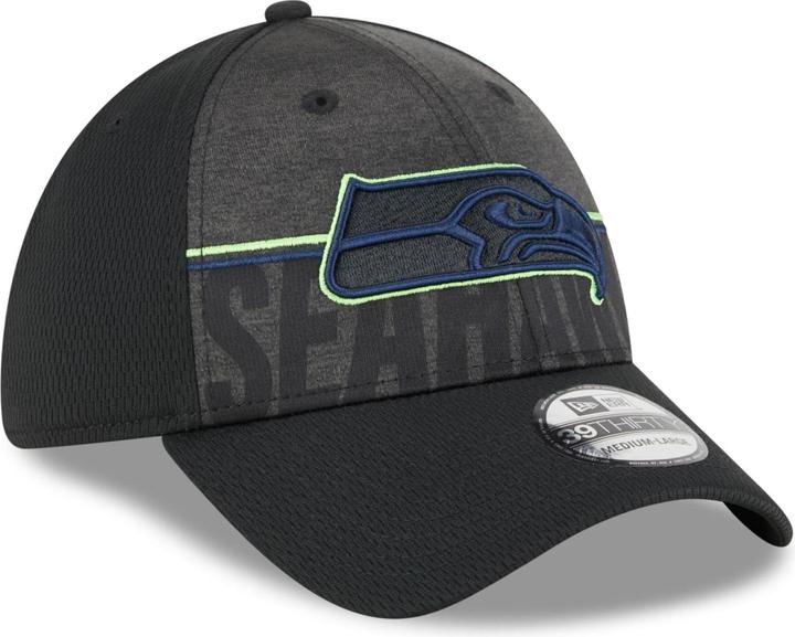 Actual product image New Era 39Thirty Cap - NFL TRAINING 2023 Seattle Seahawks (S/M)