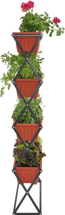 Immagine prodotto tectake Fioriera verticale con 4 vasi