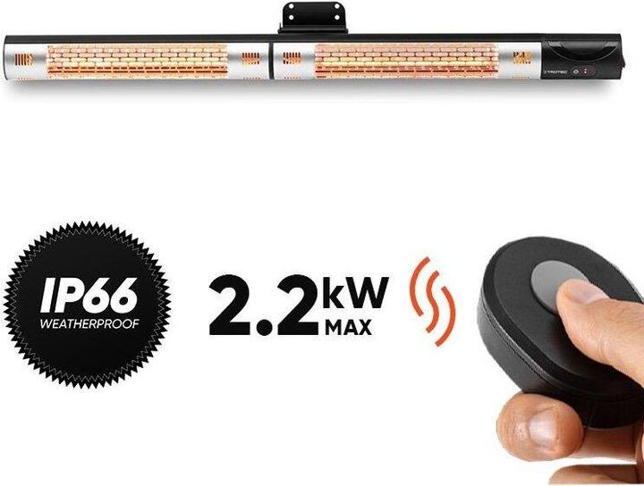 Produktbild Trotec Halogen infrared heater IR 2200, Name: IR 2200, Power (W): 2200, Heating space (m²): 9 (2200 W)