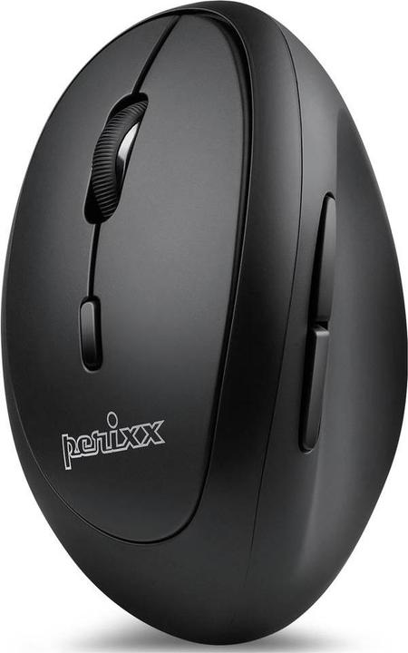 Actual product image Perixx PERIMICE-719L, Small ergonomic mouse for left-handers, cordless, black (Wireless)