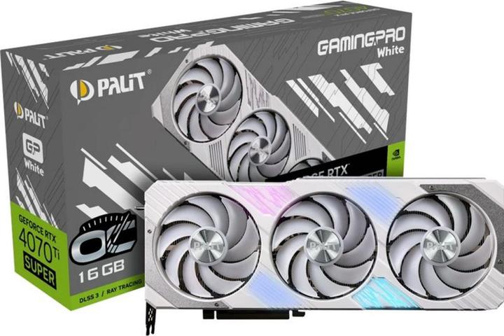 Produktbild Palit GeForce RTX 4070 Ti SUPER GamingPro OC White (16 GB)