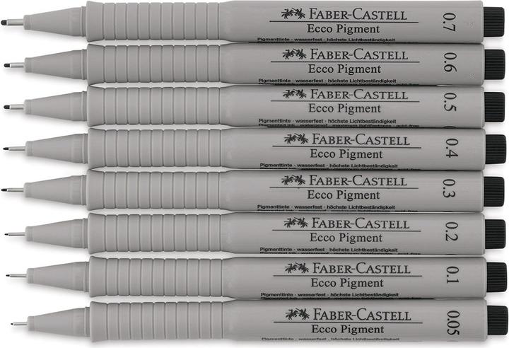 Produktbild Faber-Castell Tintenschreiber (Schwarz, 8 x)