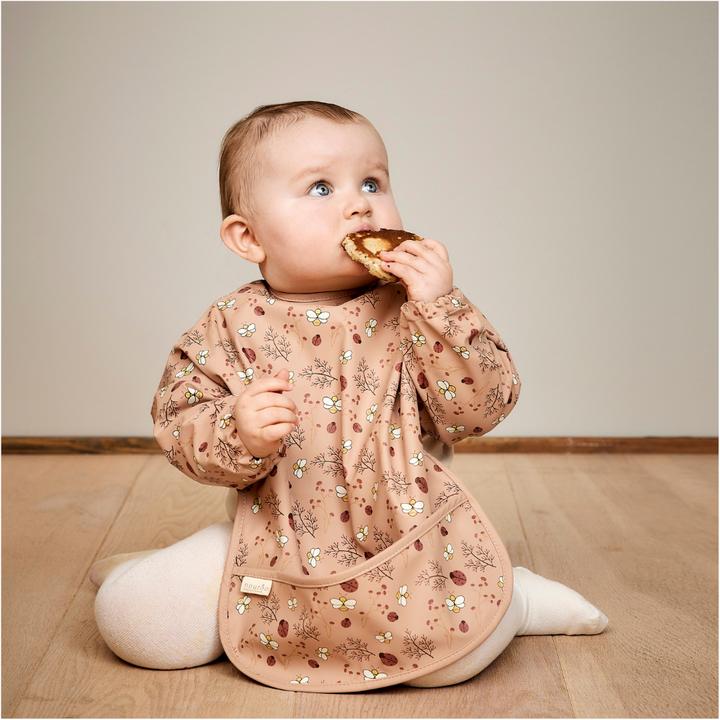 Actual product image Nuuroo Luna Bib Coated Sand - Flower bee
