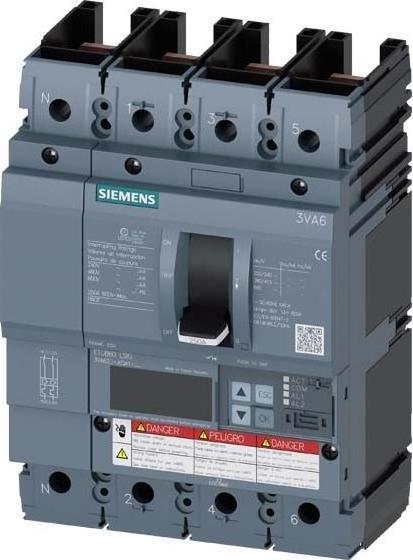 Actual product image Siemens Circuit-breaker 250A 4p 100-250A/In 3VA6225-0KQ41-0AA0