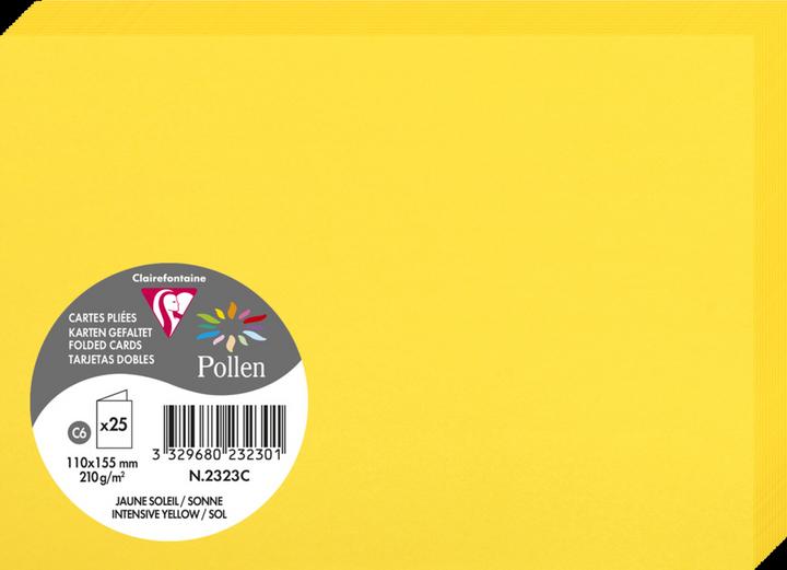 Produktbild Pollen Doppelkarte (210 g/m², 25 x, 110 x 155 mm)