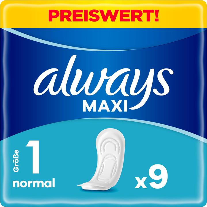 Produktbild Always Maxi Normal (9 x, Damenbinden)