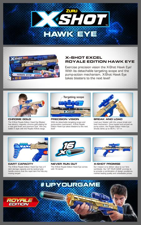 Produktbild Xshot X-SHOT - Gold HawkEye