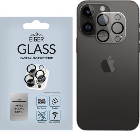 Actual product image Eiger Mountain Glass Lens (1 Piece, Apple iPhone 13 Pro)