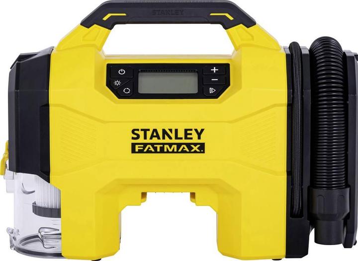 Actual product image Stanley SXVI02001 Akku-Kompressor 10 bar 12 V Adapter zum Betrieb per Kabel, Di