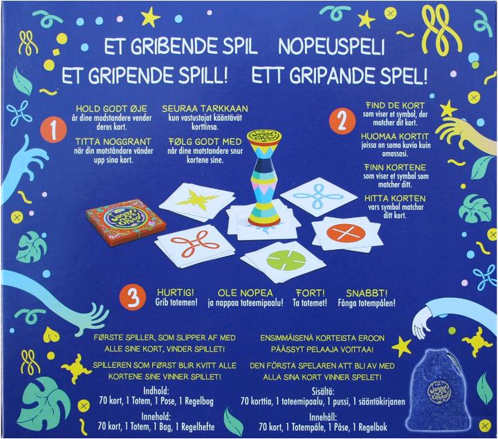 Image du produit Enigma Jungle Speed - Jeu de plateau (Nordique) (JSBERT02S) (Suédois, Norvégien, Finlandais, Allemand)