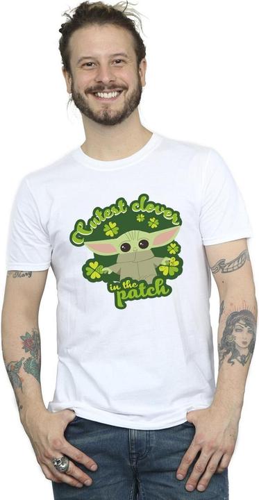 Produktbild Star Wars The Mandalorian St Patrick's Day Cutest Clover TShirt (XL)